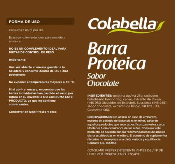 barras-proteicas-chocolate Barras Proteicas Post Entrenamiento con Coenzima Q10 Sabor Chocolate Pote 1125 gr