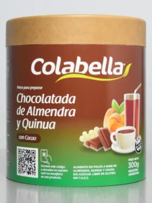 Bebida chocolatada de almendra y quinua