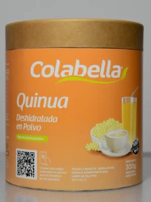 pote de quinua deshidratada en polvo Colabella