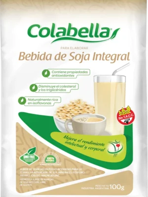 sobre leche de soja integral