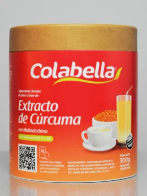 pote de extracto de cúrcuma x 300gr Colabella